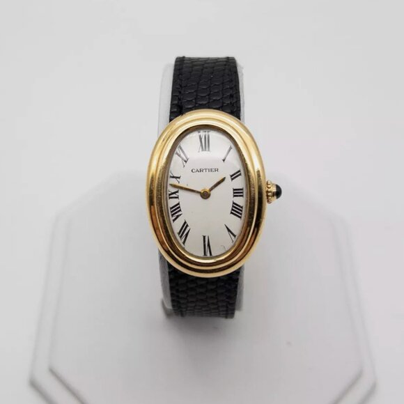 Cartier Accessories - CARTIER 18k Yellow Gold Ladies Watch